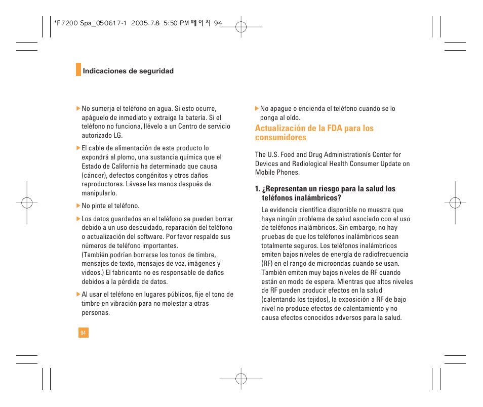 LG F7200 User Manual | Page 199 / 218