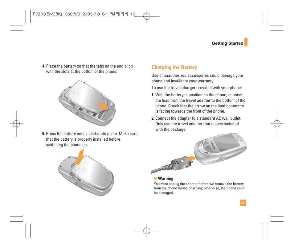 LG F7200 User Manual | Page 21 / 218