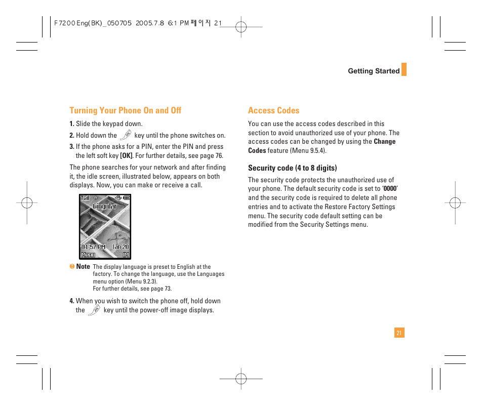 LG F7200 User Manual | Page 23 / 218