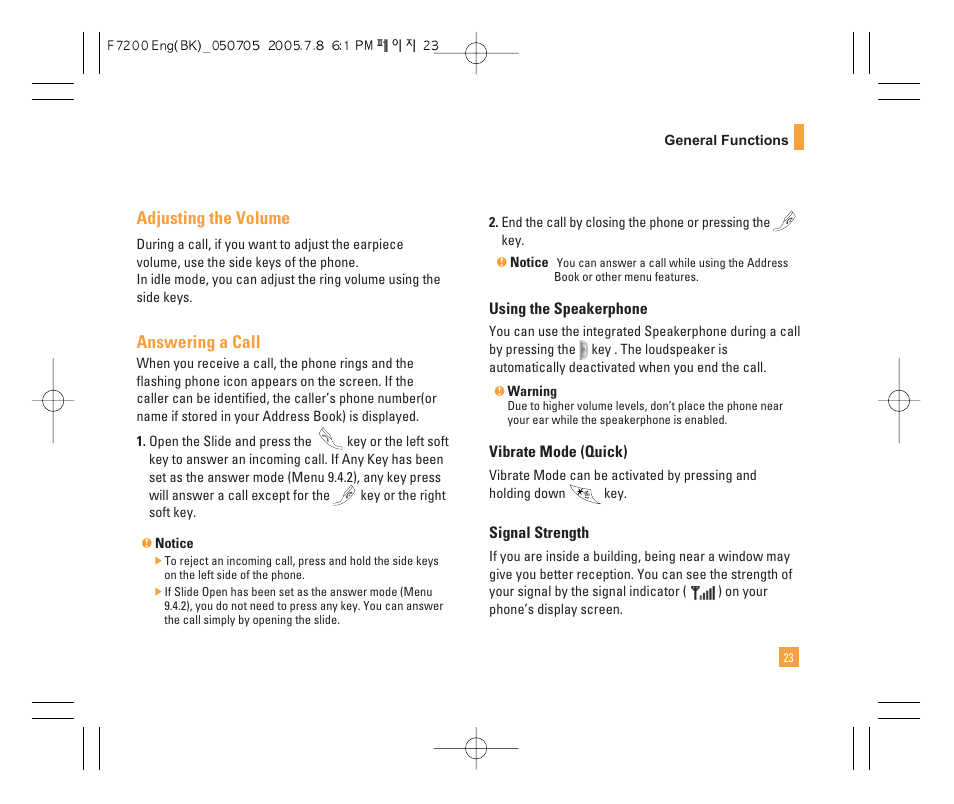 LG F7200 User Manual | Page 25 / 218