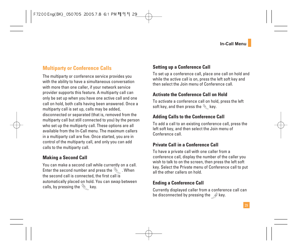 LG F7200 User Manual | Page 31 / 218