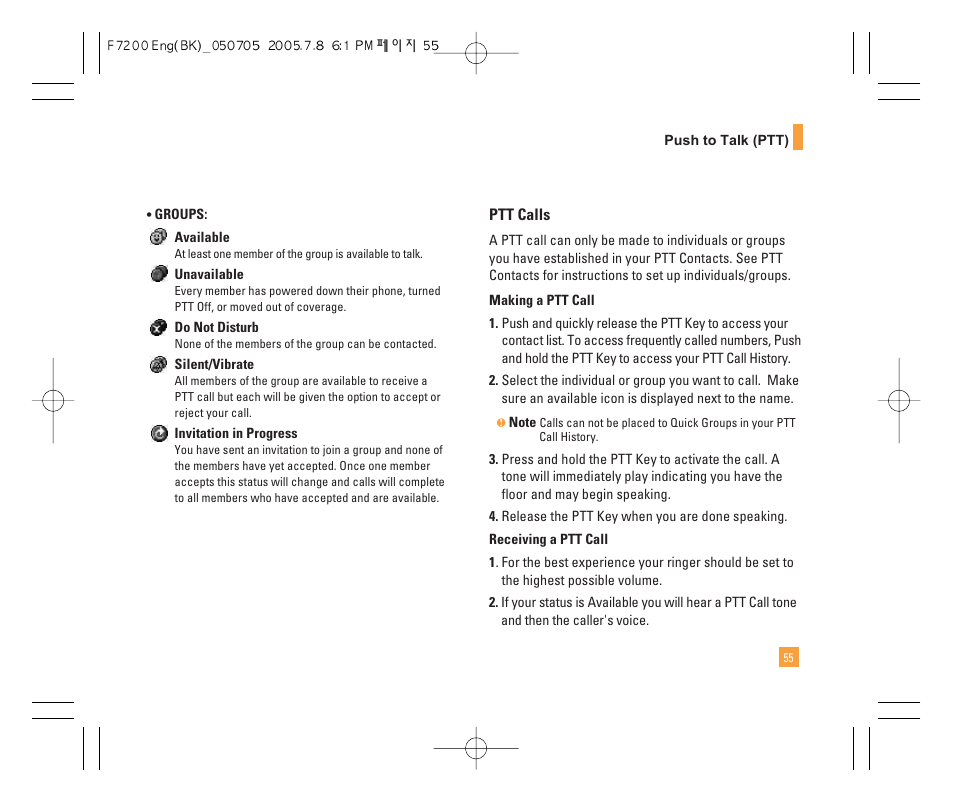 LG F7200 User Manual | Page 57 / 218