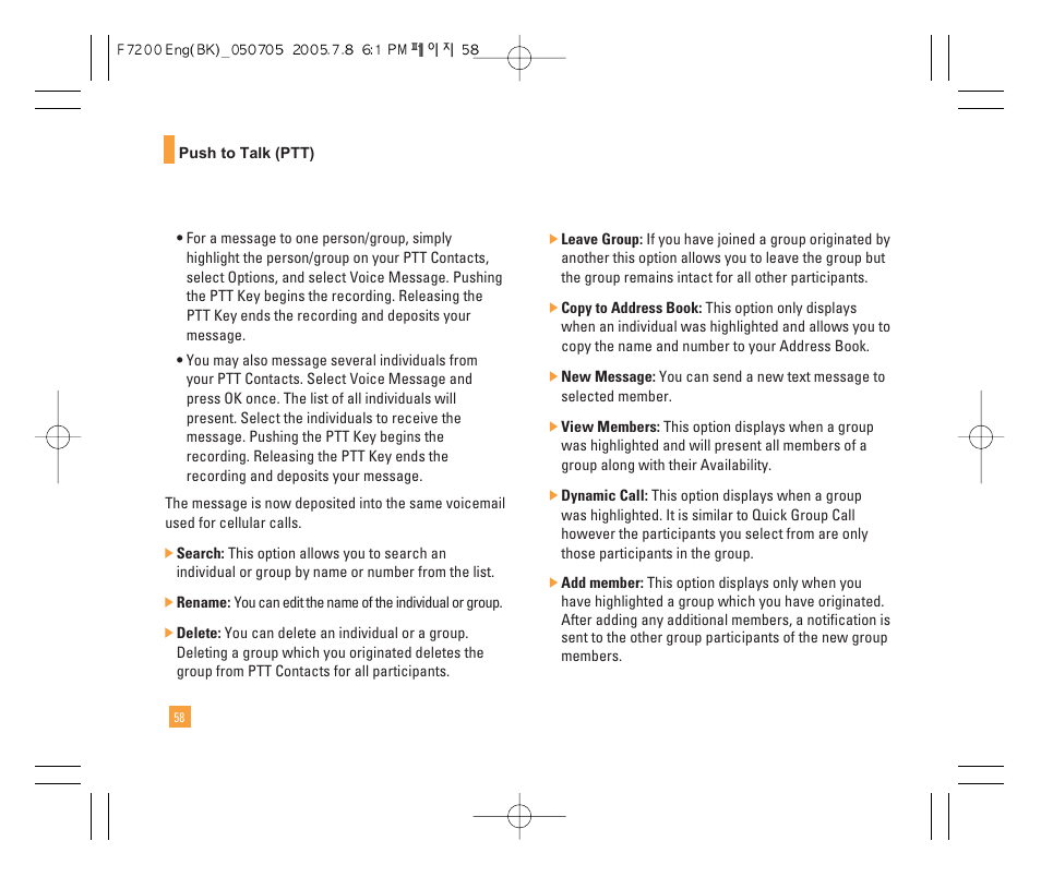 LG F7200 User Manual | Page 60 / 218