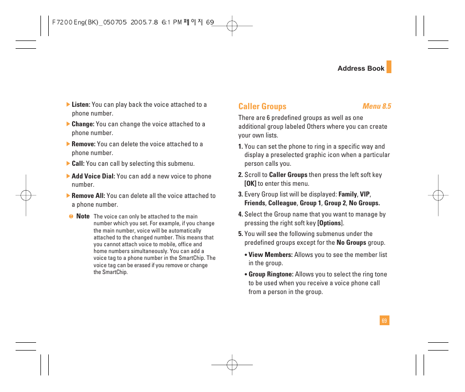 LG F7200 User Manual | Page 71 / 218