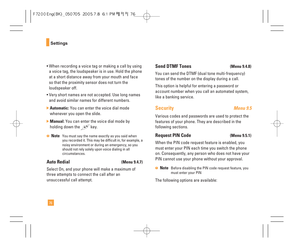 LG F7200 User Manual | Page 78 / 218