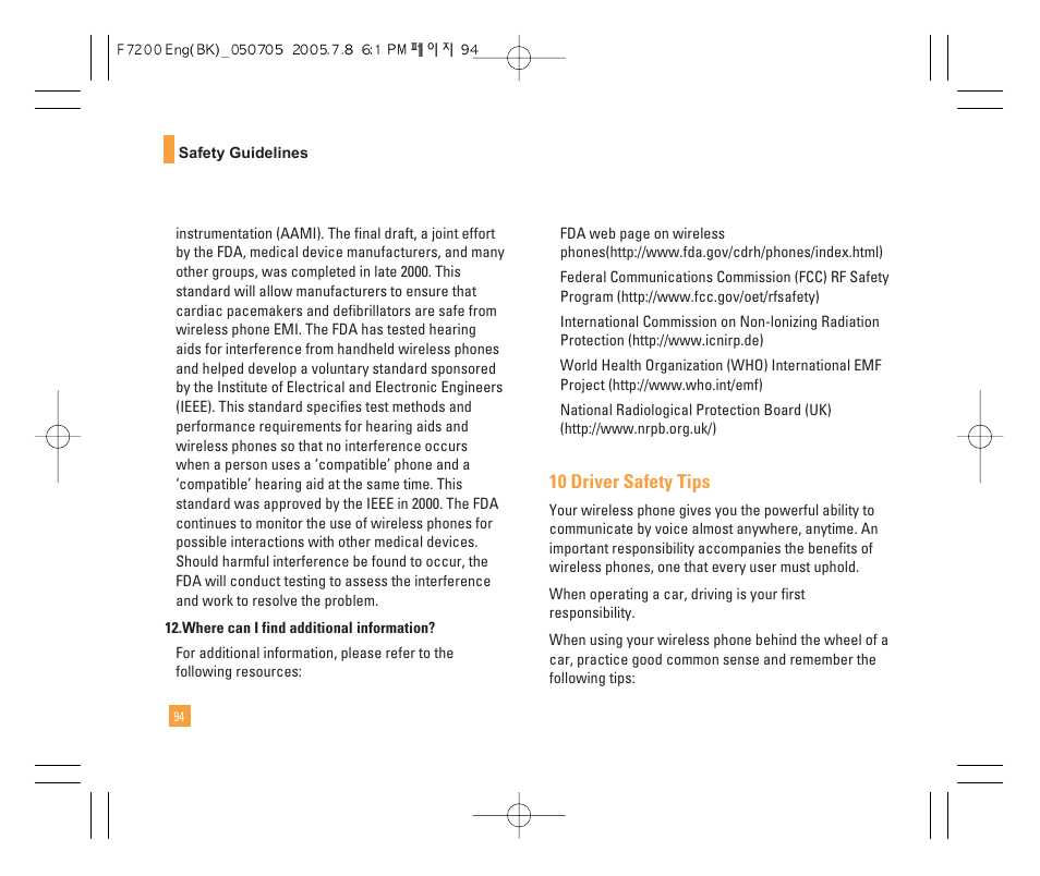 LG F7200 User Manual | Page 96 / 218