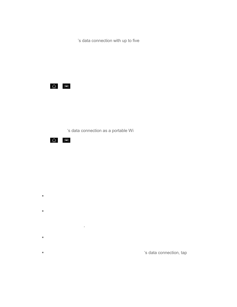 Tethering and portable hotspot | LG LS840 User Manual | Page 158 / 191