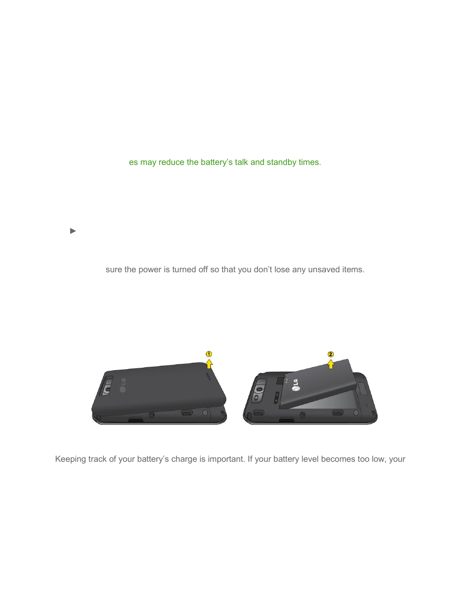 LG LS840 User Manual | Page 25 / 191