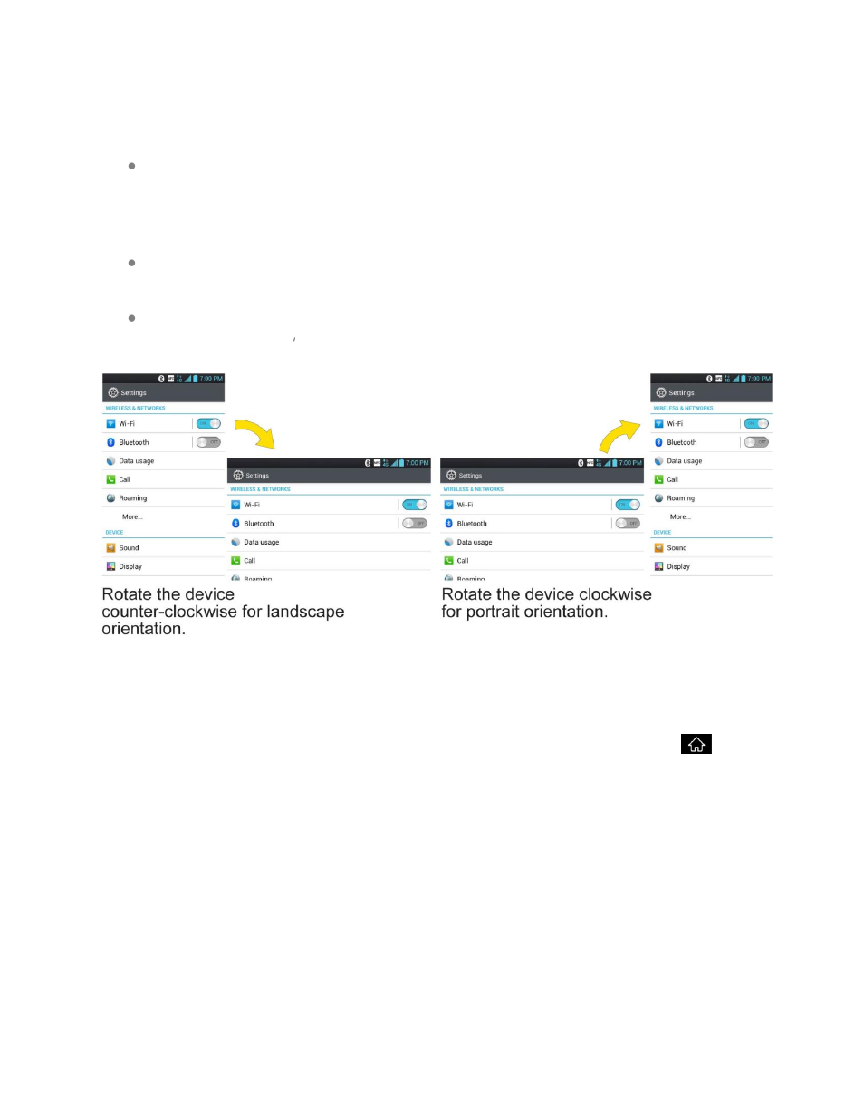 Your home screen | LG LS840 User Manual | Page 32 / 191