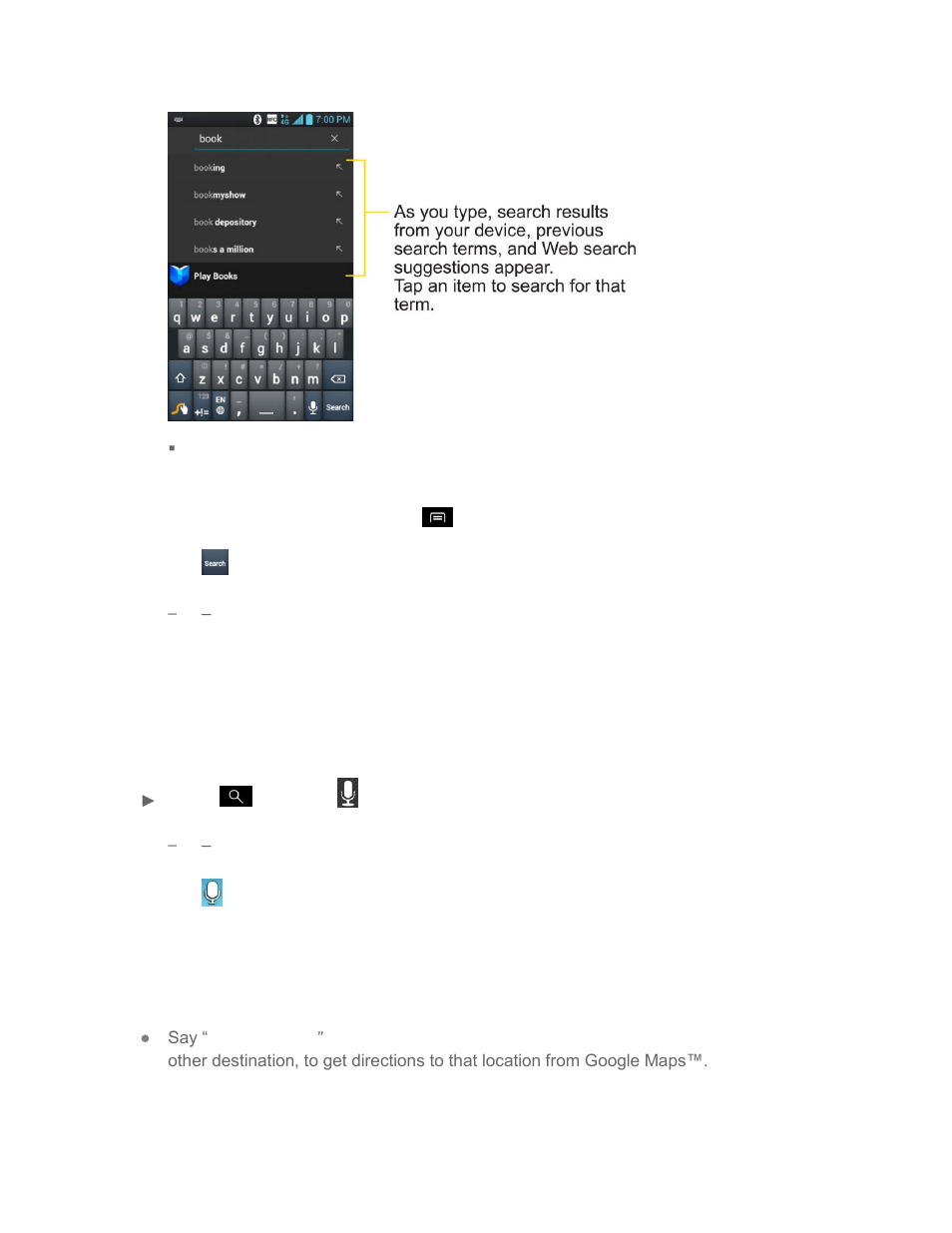 Phone and web search using voice command | LG LS840 User Manual | Page 46 / 191