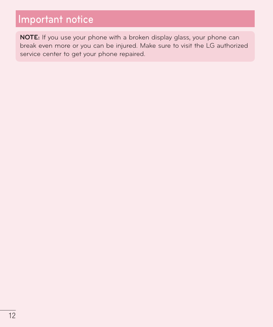Important notice | LG D959 User Manual | Page 13 / 173