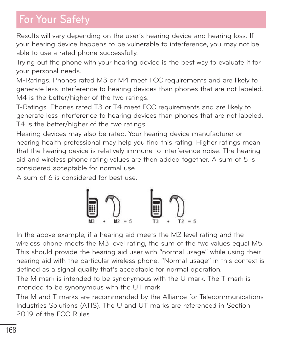 For your safety | LG D959 User Manual | Page 169 / 173