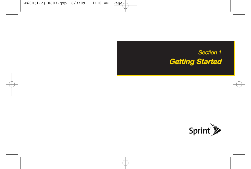 Getting started | LG LGLX600 User Manual | Page 15 / 193