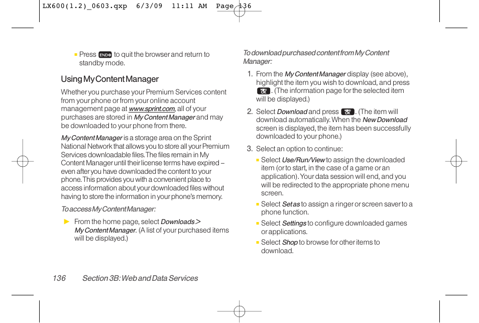 LG LGLX600 User Manual | Page 150 / 193