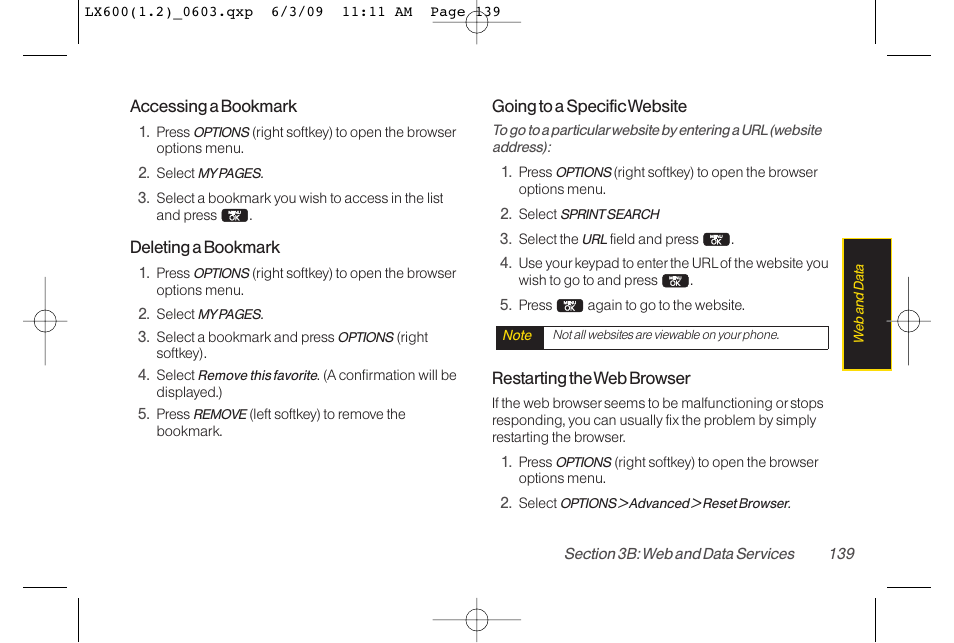 LG LGLX600 User Manual | Page 153 / 193