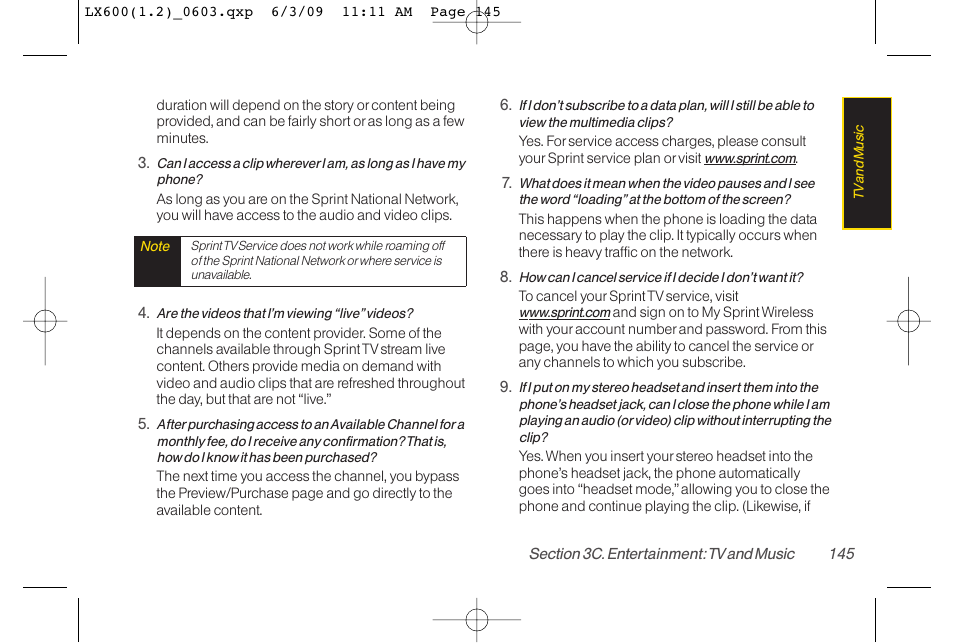 LG LGLX600 User Manual | Page 159 / 193