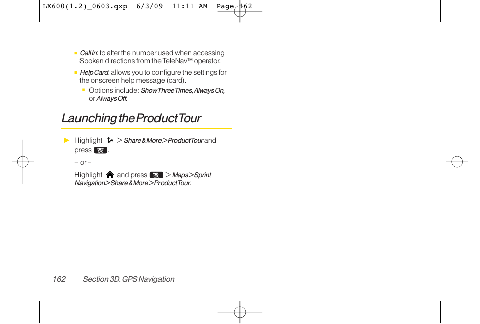 Launching the product tour | LG LGLX600 User Manual | Page 176 / 193