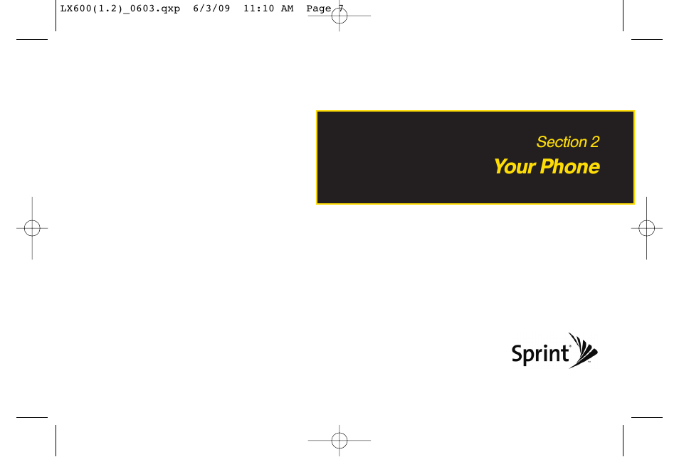 Your phone | LG LGLX600 User Manual | Page 21 / 193