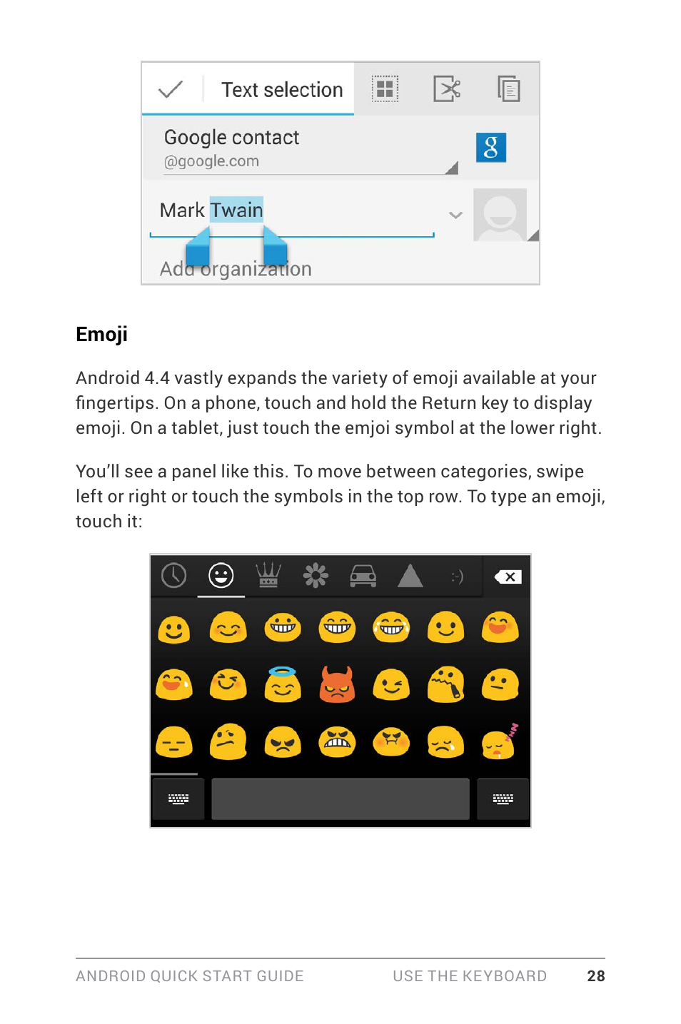 Emoji | LG LGD820Z User Manual | Page 32 / 53