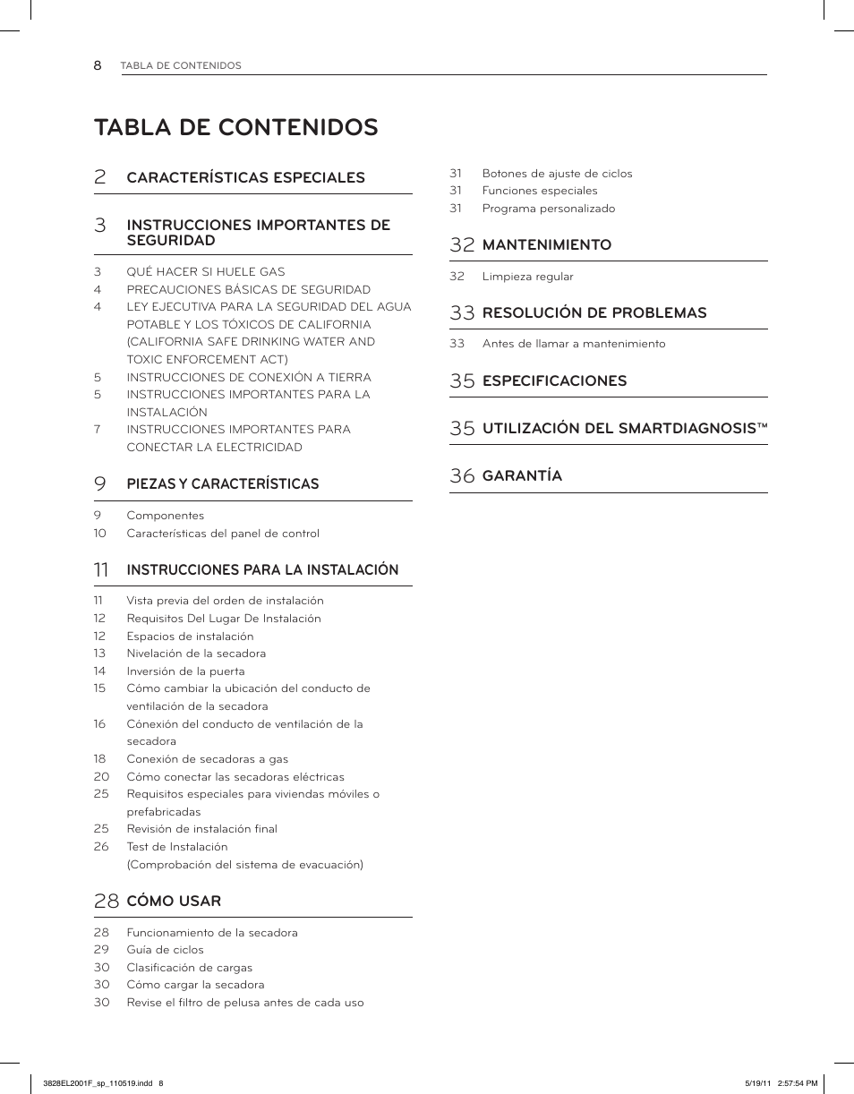 LG DLG4802W User Manual | Page 44 / 76