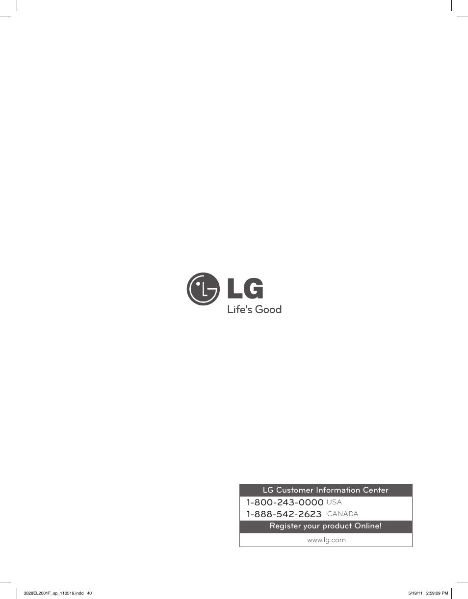 LG DLG4802W User Manual | Page 76 / 76
