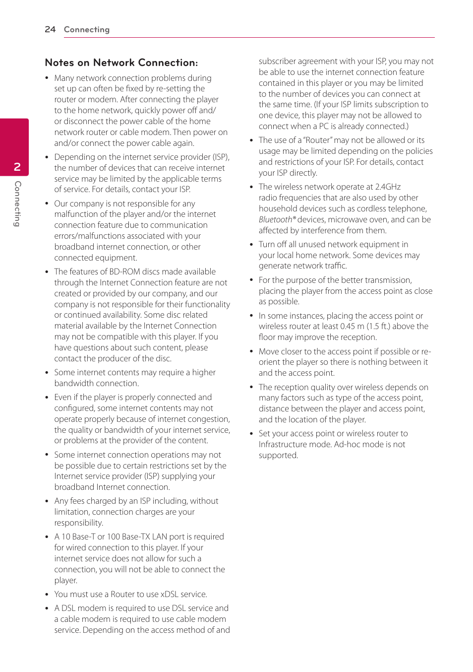 LG BD670 User Manual | Page 24 / 70