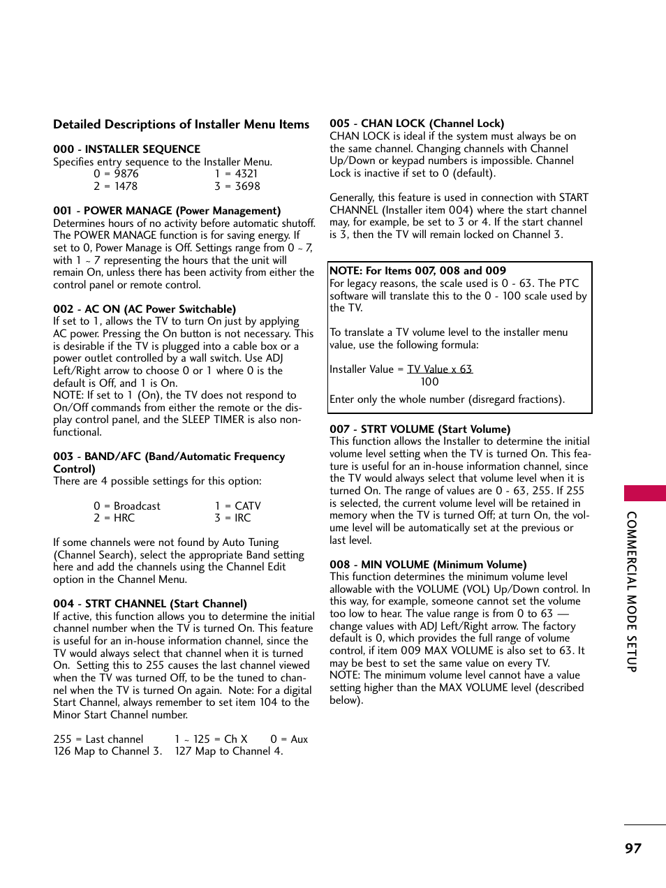 LG 37LG700H User Manual | Page 99 / 136