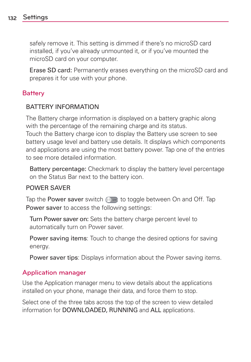 LG AS870 User Manual | Page 132 / 172