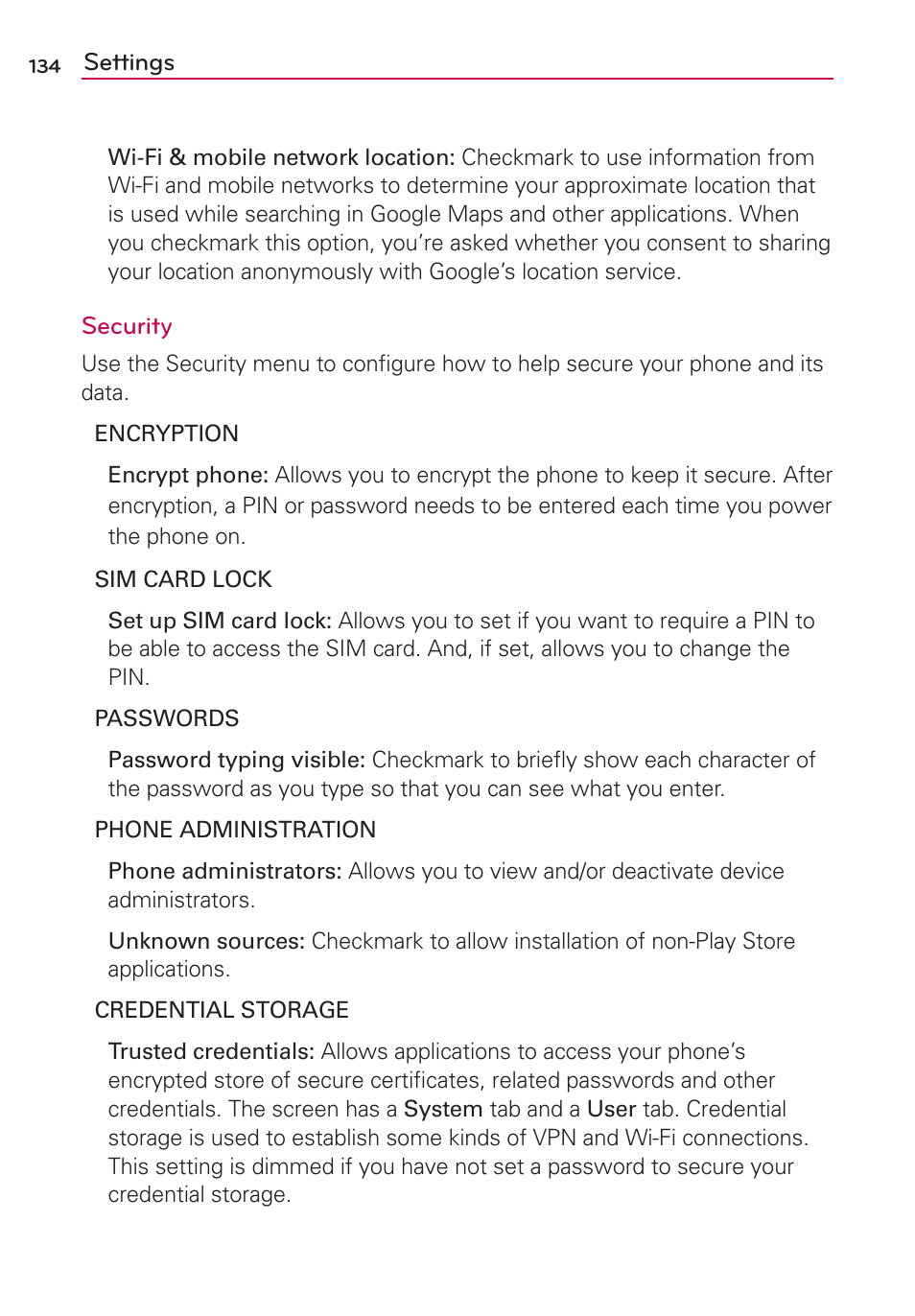 LG AS870 User Manual | Page 134 / 172