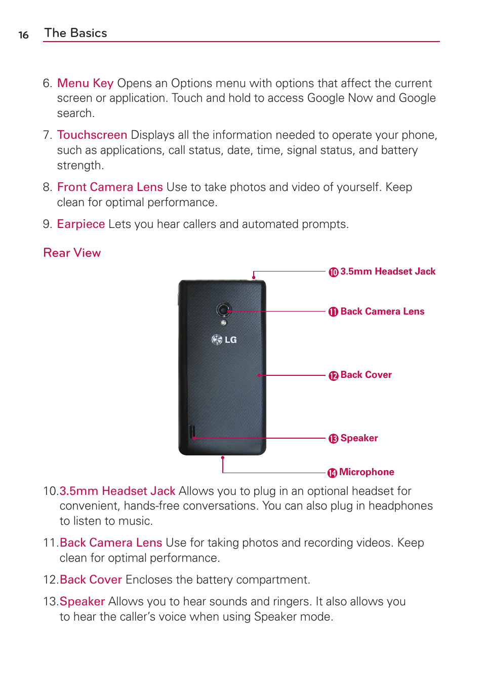 LG AS870 User Manual | Page 16 / 172