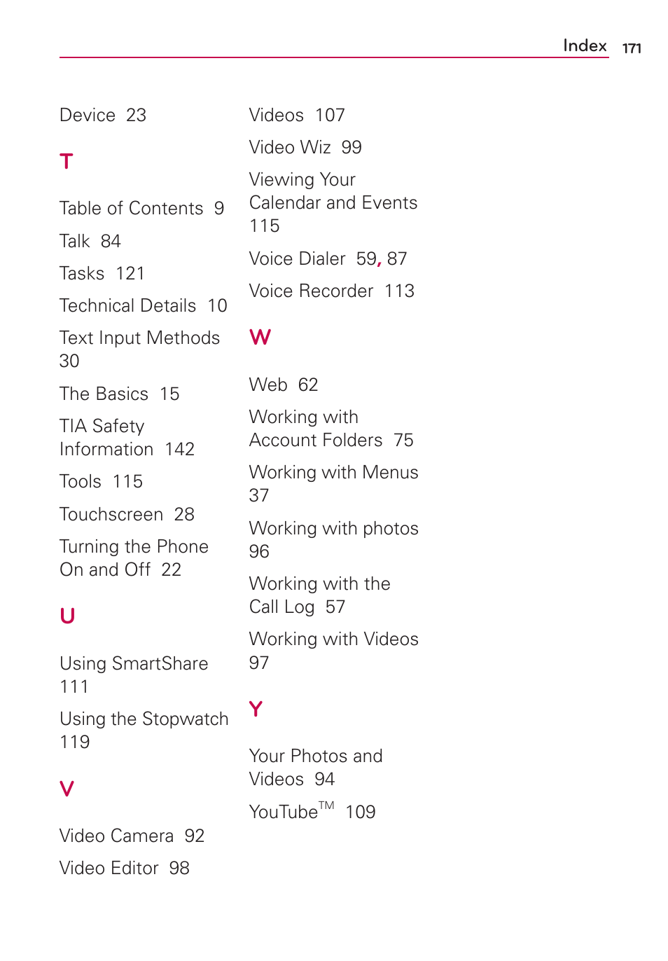 LG AS870 User Manual | Page 171 / 172