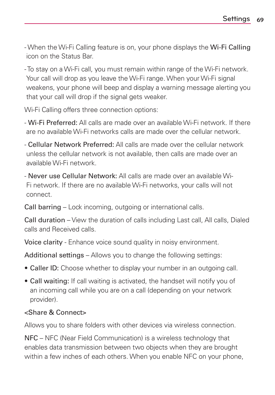 LG LGMS500 User Manual | Page 71 / 120