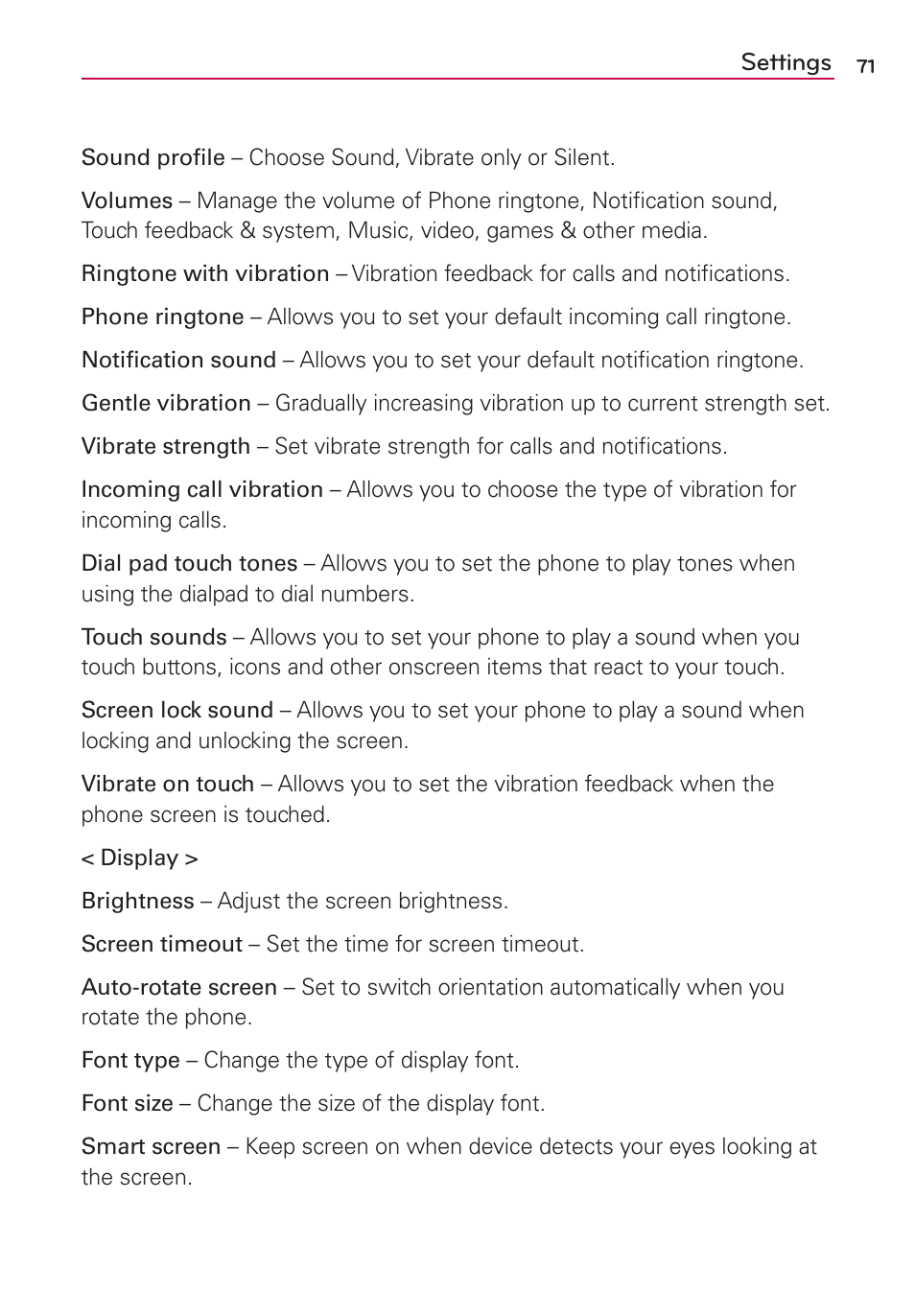 LG LGMS500 User Manual | Page 73 / 120