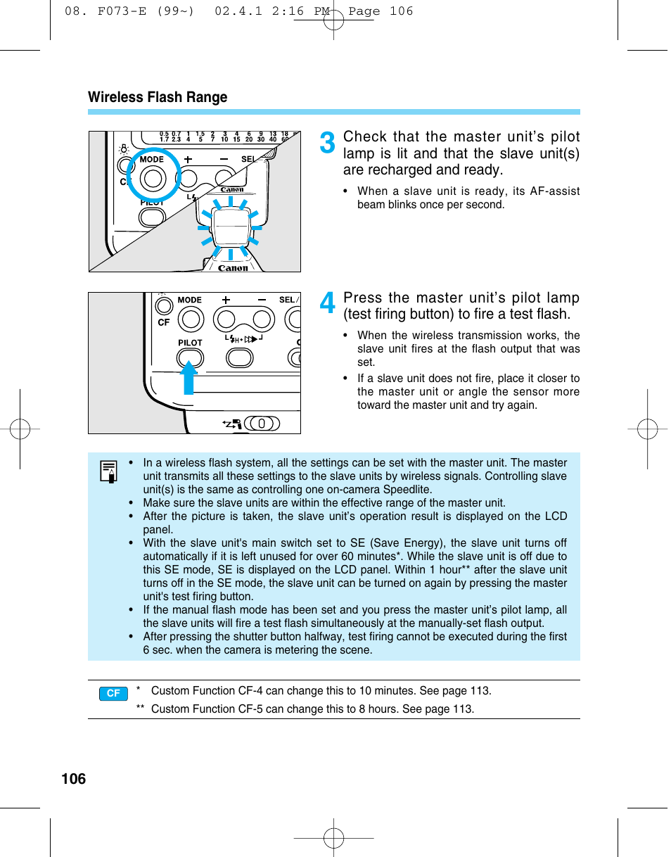 Canon 550 EX User Manual | Page 106 / 128