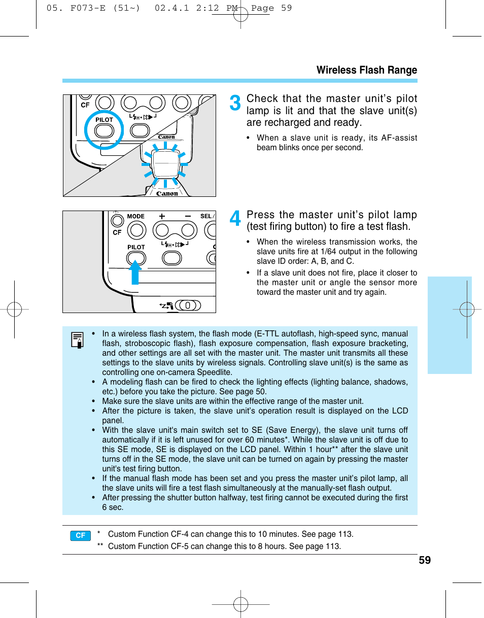 Canon 550 EX User Manual | Page 59 / 128