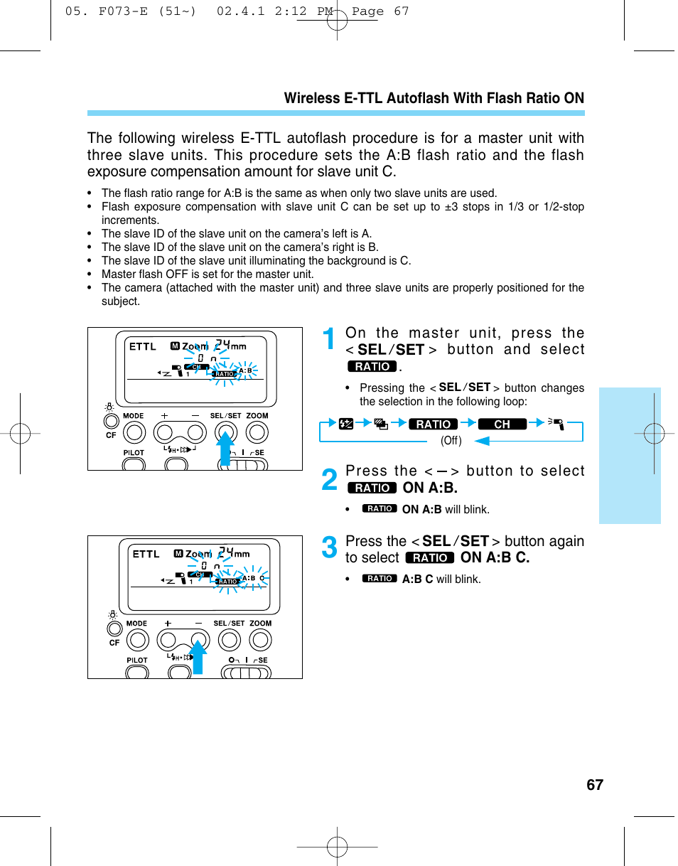 Canon 550 EX User Manual | Page 67 / 128