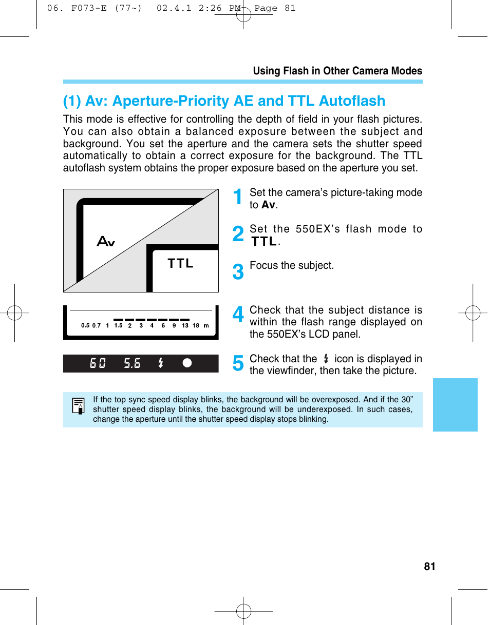 Canon 550 EX User Manual | Page 81 / 128