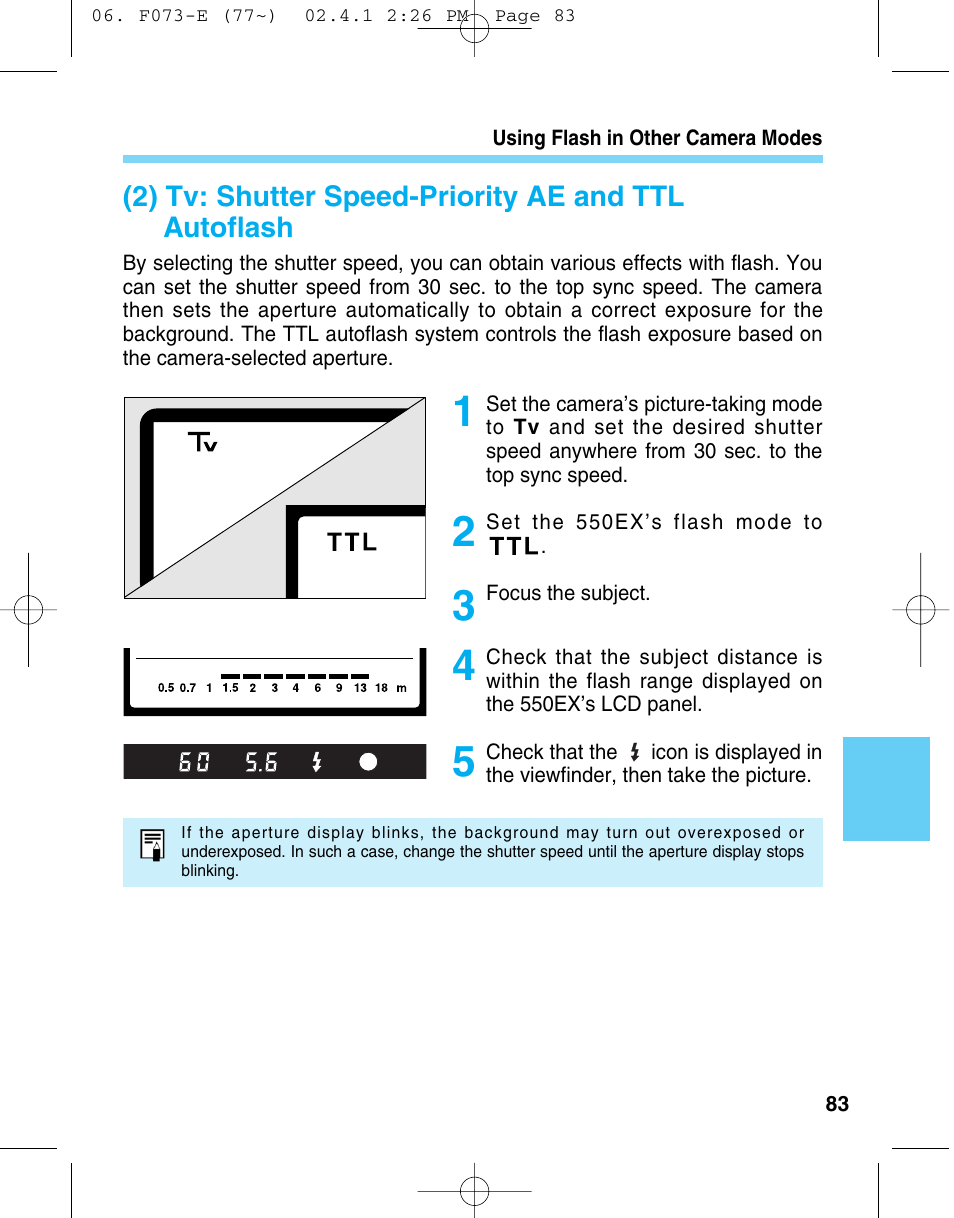 Canon 550 EX User Manual | Page 83 / 128