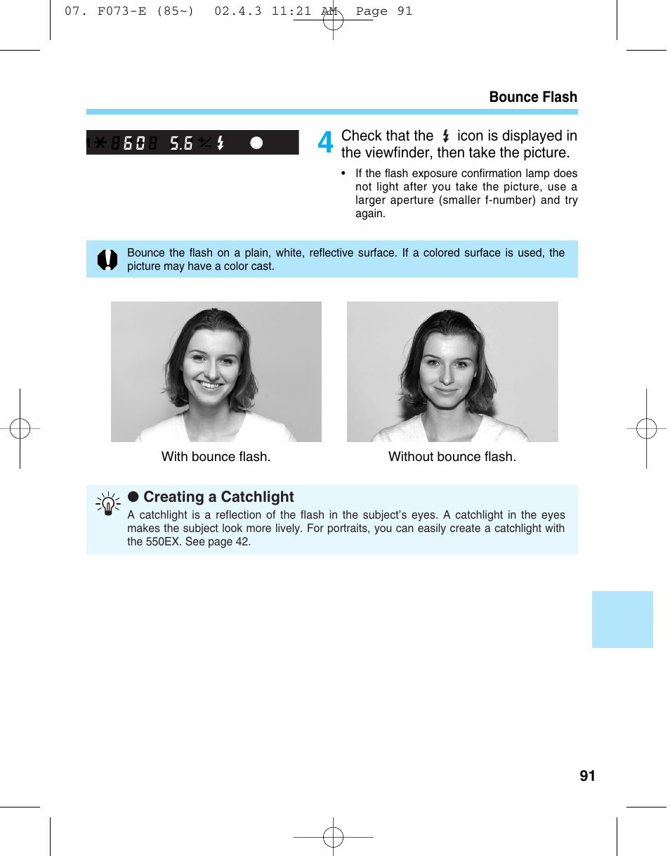 Canon 550 EX User Manual | Page 91 / 128