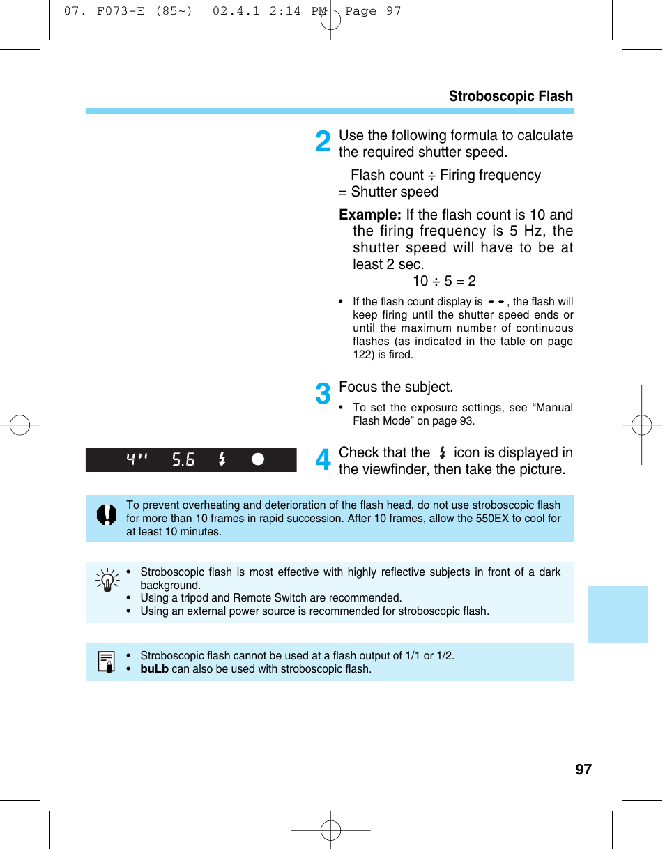 Canon 550 EX User Manual | Page 97 / 128