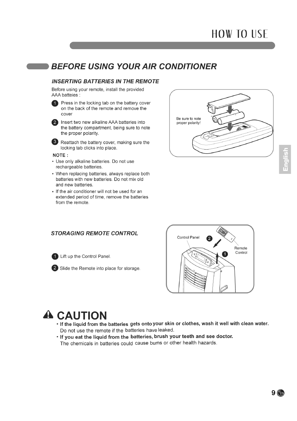 LG LP1010SNR User Manual | Page 9 / 48