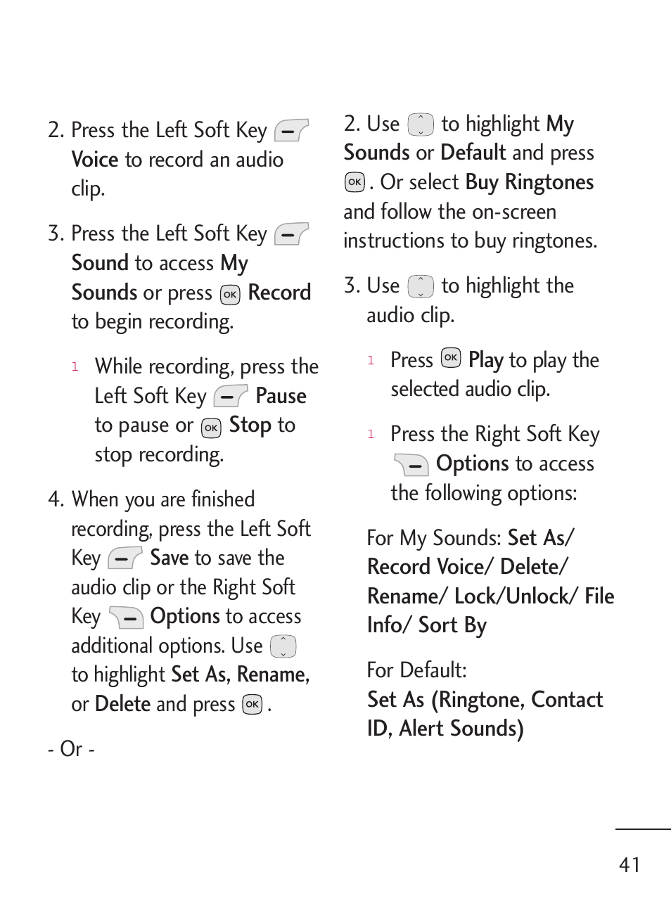 LG LG235C User Manual | Page 43 / 217