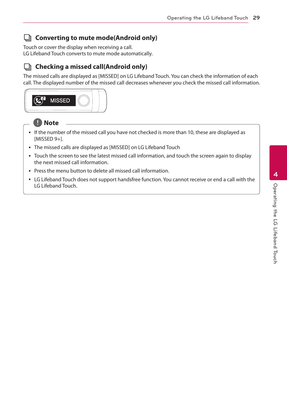 LG FB84-BM User Manual | Page 29 / 50