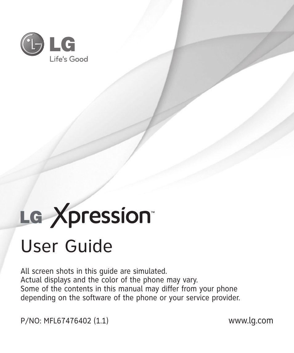 LG C395 User Manual | 120 pages