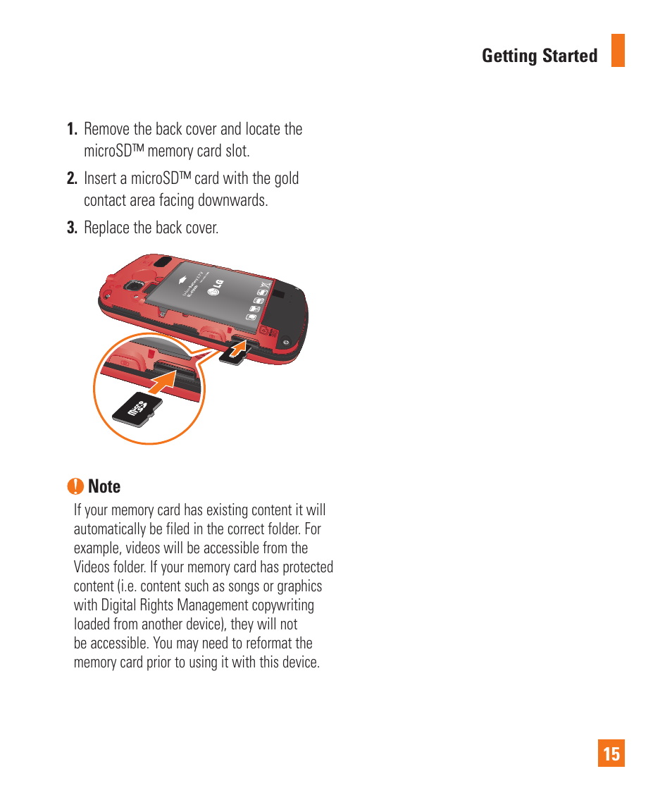 LG C395 User Manual | Page 15 / 120