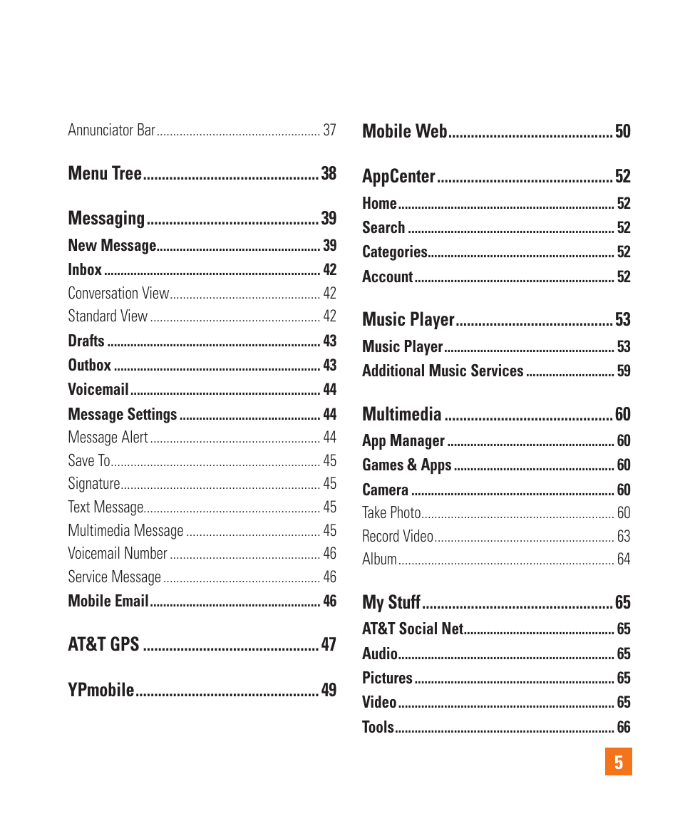 LG C395 User Manual | Page 5 / 120