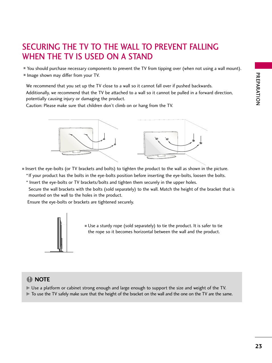 LG 37LH55 User Manual | Page 23 / 136