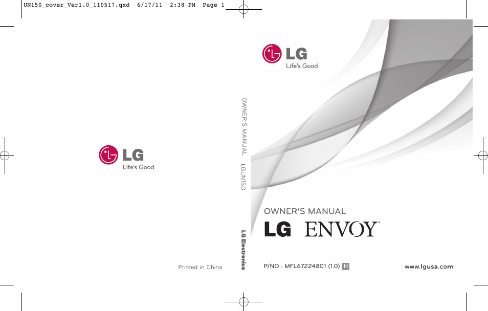 LG LGUN150 User Manual | 252 pages