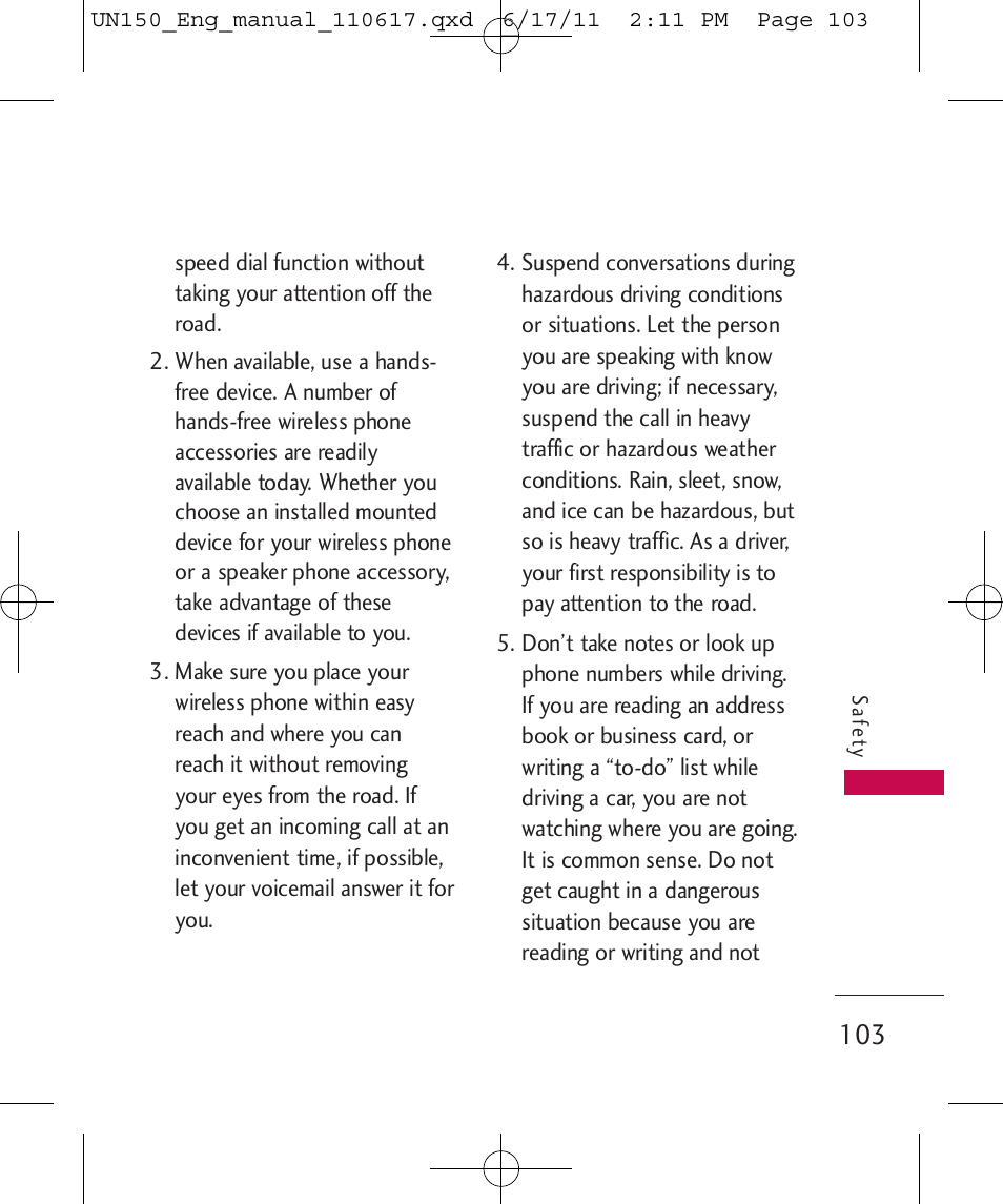 LG LGUN150 User Manual | Page 105 / 252