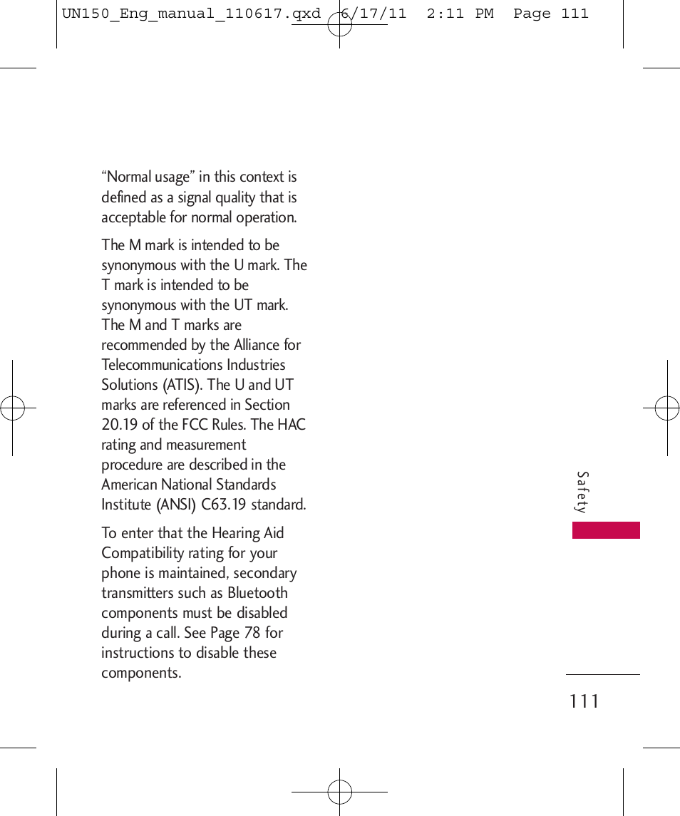 LG LGUN150 User Manual | Page 113 / 252